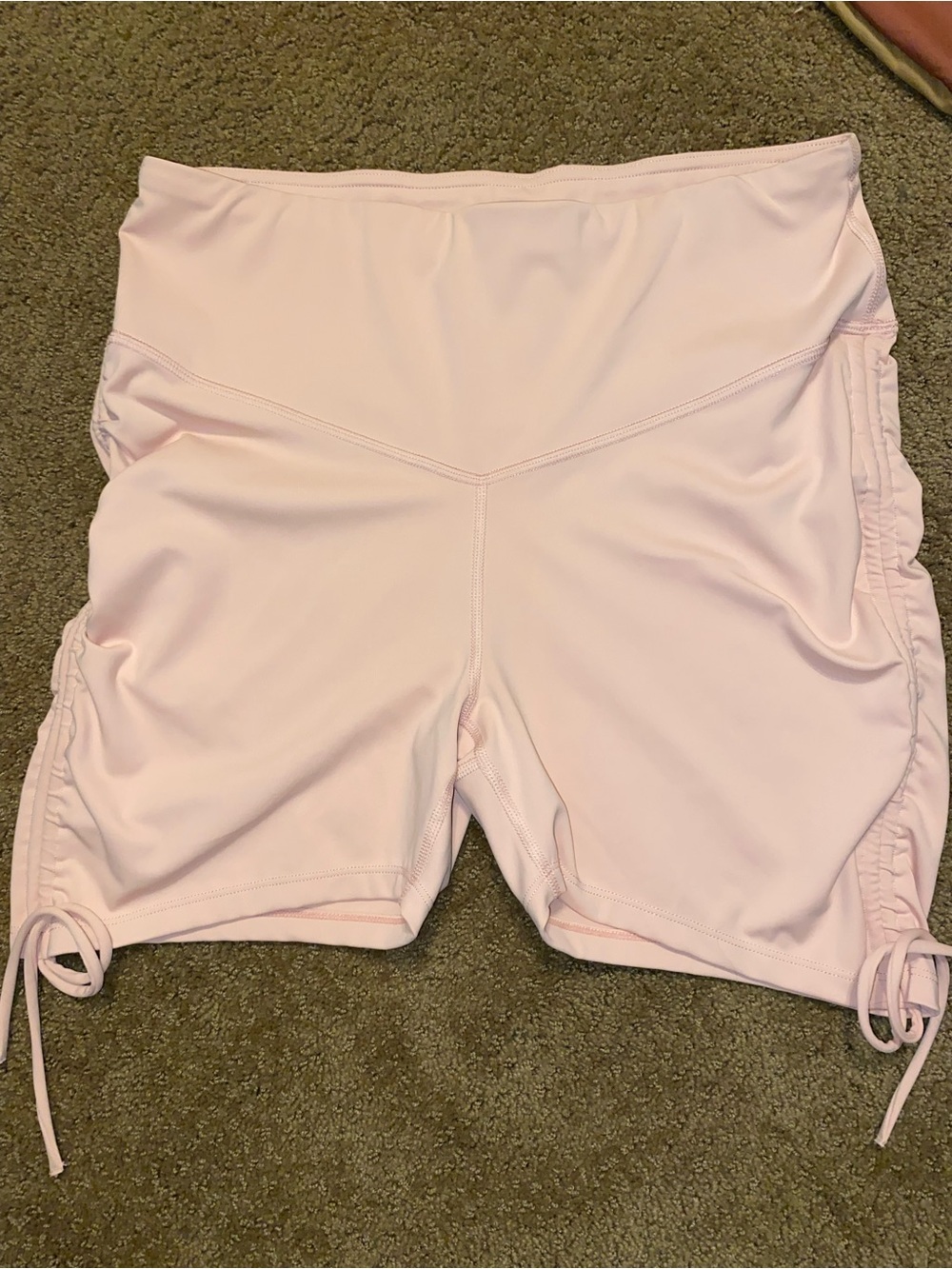 Yvette Drawstring Biker Shorts